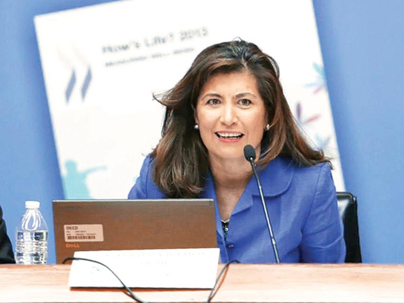 Gabriela Ramos, jefa de gabinete de la OCDE y sherpa de los trabajos del G20. Foto: Paola Hidalgo