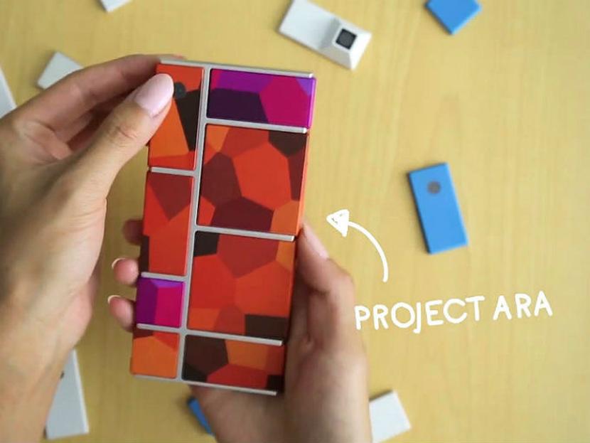 Hace unos meses Google presentó el Proyecto Ara, que busca distribuir en el mercado celulares modulares. Foto: Google