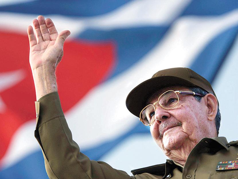 Raúl Castro, presidente  de Cuba Foto: AFP