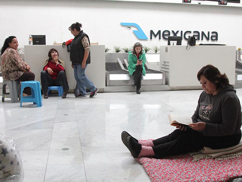 Trabajadores de la areolínea reiteraron que existen recursos e interesados en invertir y rescatar a Mexicana de Aviación. Foto: Cuartoscuro