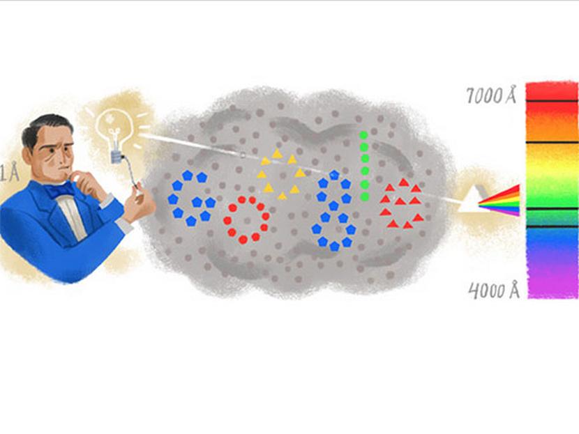 Google se pinta de colores para honrar a Andres Jonas Ångström. Foto Especial
