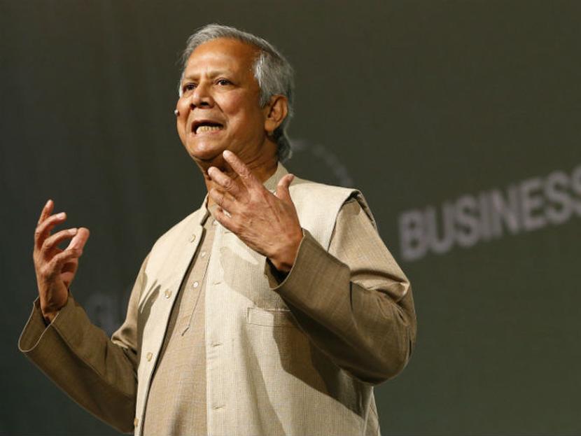 Este evento creado por el Yunus Centre -del Profesor Muhammad Yunus, premio Nobel de la Paz y creador del concepto de negocios sociales-, tiene como propósito promover el conocimiento, la discusión y la colaboración de todos los sectores en torno a este tema. Foto: AFP