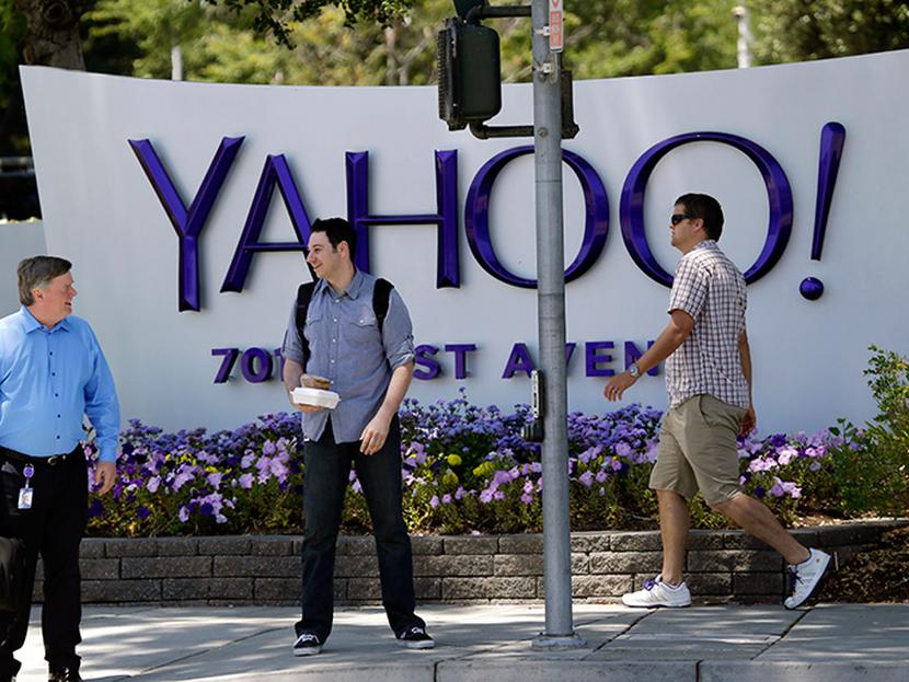 Los ingresos de Yahoo fueron de 1,094 millones de dólares en los tres meses terminados el 30 de septiembre. Foto: AP