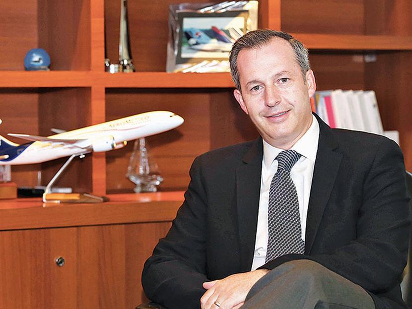 El director general de Aeroméxico, Andrés Conesa, dice que en el mediano plazo habrá un acuerdo con Estados Unidos. Foto: Karina Tejada/Archivo