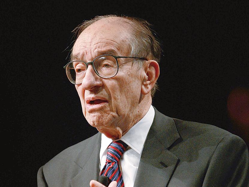 Alan Greenspan, expresidente de la Reserva Federal de EU. Foto:  AP
