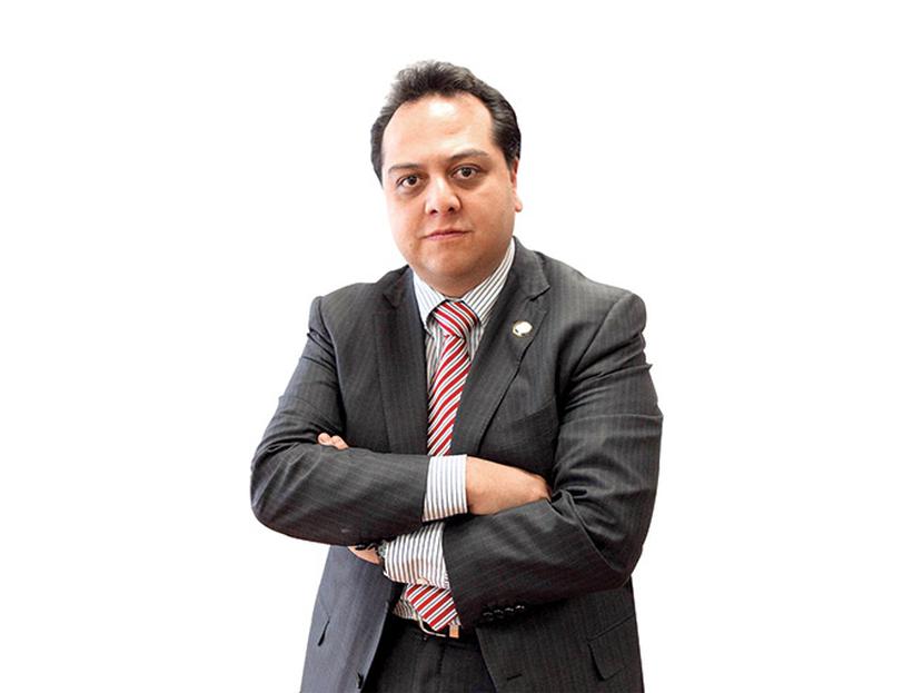 Erik Legorreta, presidente de la Asociación Mexicana de la Industria del Petróleo. 	Foto: Mateo Reyes/Archivo