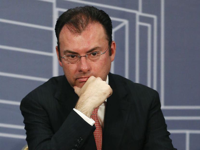 El secretario de Hacienda, Luis Videgaray, calificó de positivo el pronóstico de la expansión económica que dio  a conocer la OCDE para México en 2015 y comentó que el país es de los que más crecen en el organismo. Foto: Reuters