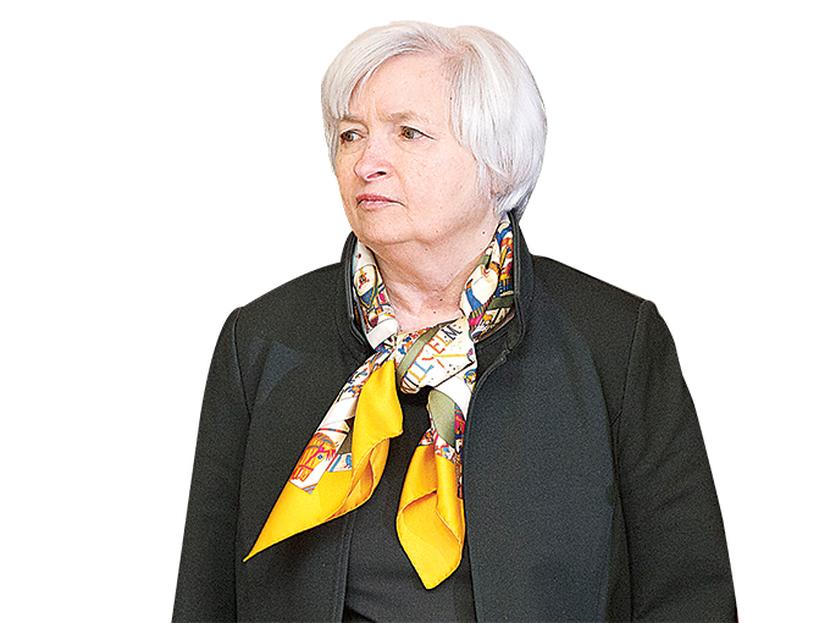 Janet Yellen, presidenta de la Reserva Federal de EU. Foto: Archivo