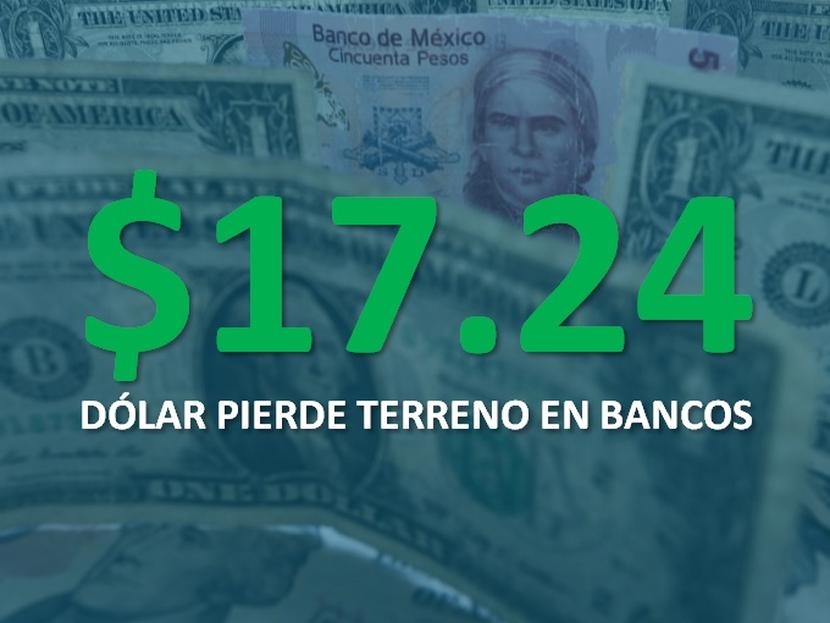 El dólar en el mercado interbancario gana 1.3% a 16.9529 pesos. Foto: Reuters
