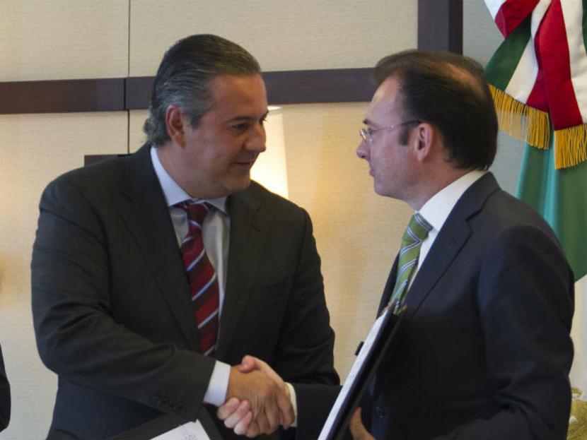 El secretario de Hacienda, Luis Videgaray, se reunió ayer en privado con la Comisión Ejecutiva del Consejo Coordinador Empresarial. Foto: Cuartoscuro