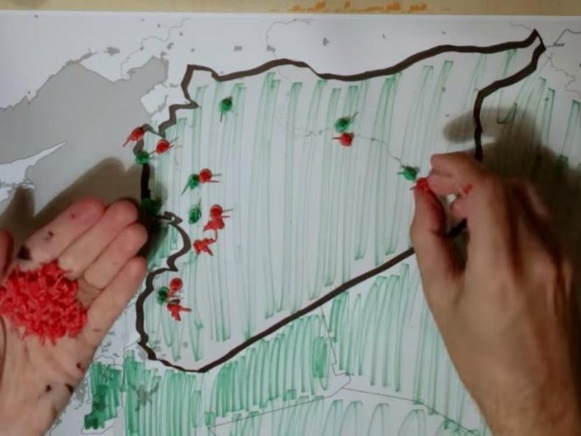 El video viral explica con mapas por qué Siria vive el conflicto actual. Foto: Especial