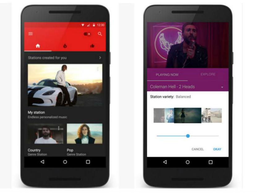 Alphabet Inc lanzó el miércoles la aplicación YouTube Music Mobile, menos de un mes después de introducir YouTube Red. Foto: YouTube Music.