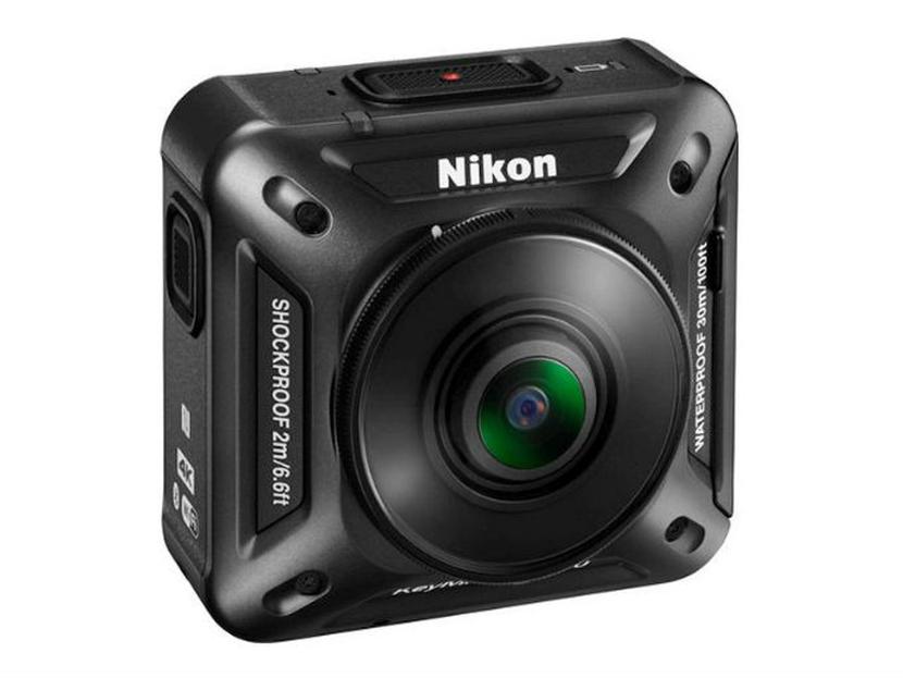 La compacta cámara de acción permite grabar imágenes 4k UHD en 360 grados para entrar en el terreno de realidad aumentada. Foto: Nikon.