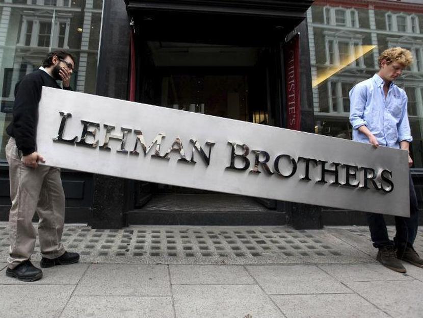 Lehman Brothers se declaró en bancarrota el 15 de septiembre de 2008 y detonó la crisis financiera global. Foto: Getty