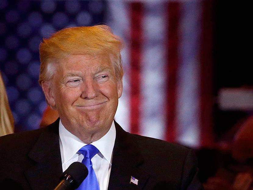Donald Trump prácticamente se aseguró este martes 3 de maryo la nominación de su partido a la presidencia de Estados Unidos con una aplastante victoria en la primaria de Indiana. Foto: Reuters