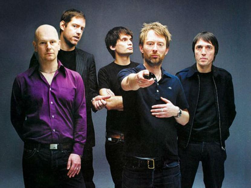 Cualquier intento para ingresar al sitio oficial de Radiohead lleva a una pantalla en blanco. Foto: Instagram.
