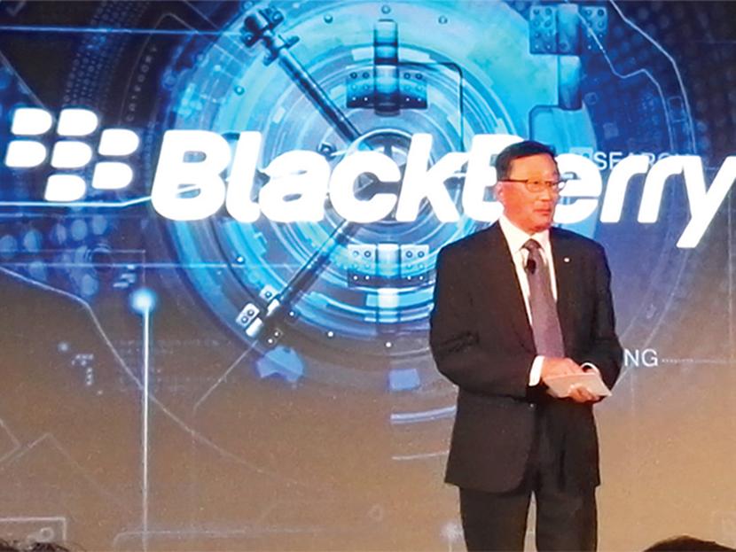 Para John Chen, CEO de BlackBerry, el futuro de la compañía seguirá pintando bien, pues se han adaptado a una nueva forma de trabajar. Foto: Aura Hernández 