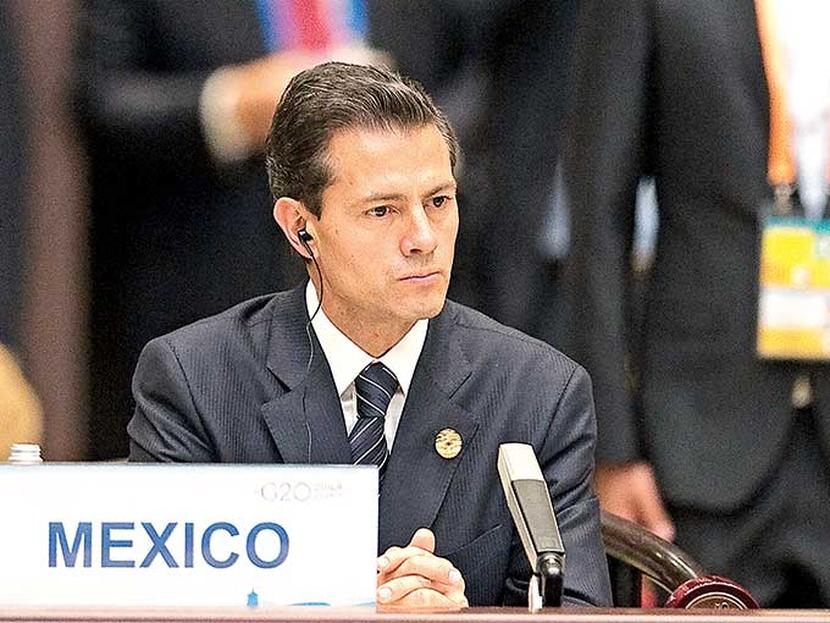 El presidente de México, Enrique Peña Nieto, participa en la  Cumbre del Grupo de los 20 que tiene lugar en Hangzhou, China. Foto: AFP