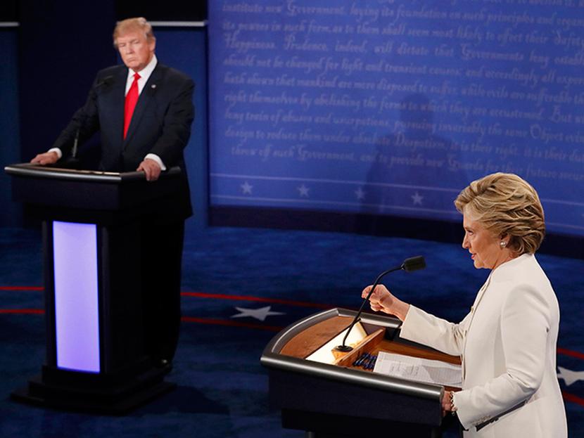El primer debate realizado en septiembre fue visto por 84 millones de personas, la mayor cifra en este tipo de encuentros. Foto: Reuters