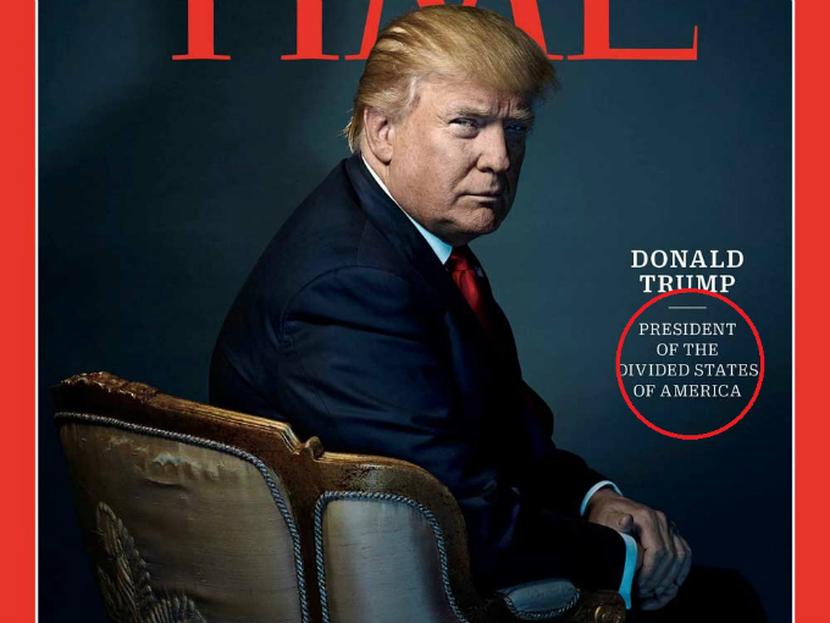 Donald Trump presidente de los Estados Divididos de América. Foto: Time.