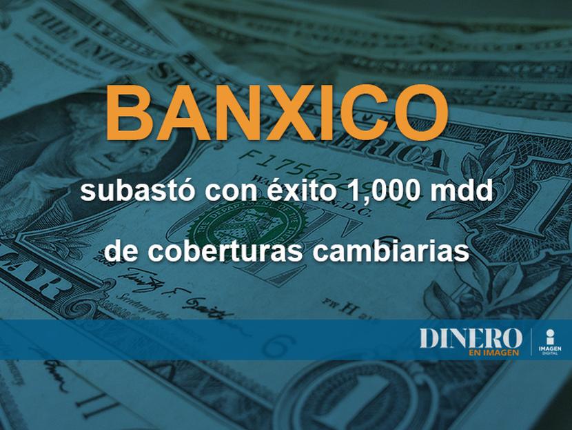 El Banco de México obtuvo un resultado favorable en la subasta de coberturas cambiarias. Foto: Archivo