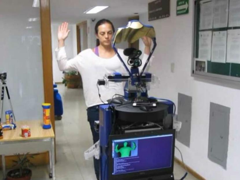 El robot desarrollado por el grupo Golem se exhibirá en el Museo de las Ciencias de la UNAM. Foto: Especial