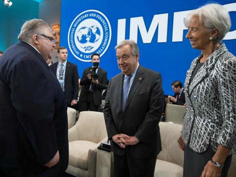 Agustín Carstens participó en las reuniones del FMI. Foto: Archivo