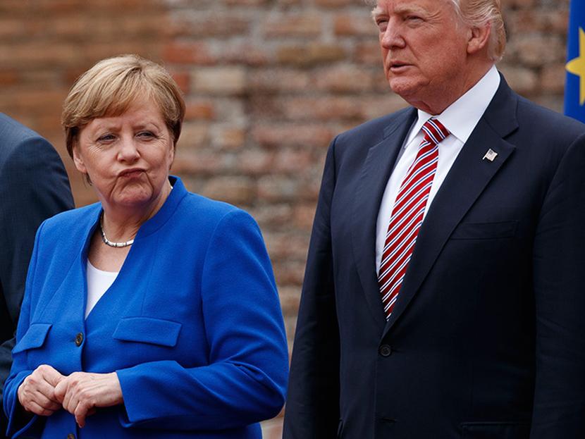 La canciller alemana, Angela Merkel, dijo que ya habló con Trump al respecto. Foto: Reuters