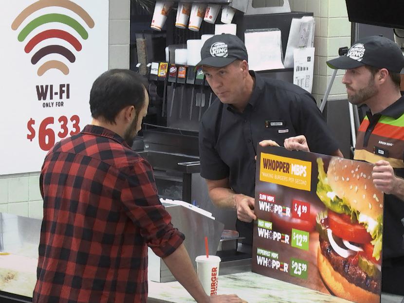 Un nuevo anuncio de Burger King que ofrece una visión humorística del debate sobre la neutralidad de internet en Estados Unidos. Foto: Especial