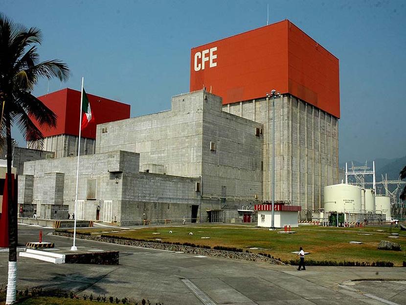 - México cuenta con dos reactores nucleares que generan  1604 MW, que generan el 3.2% de la energía total del país. Foto: Archivo