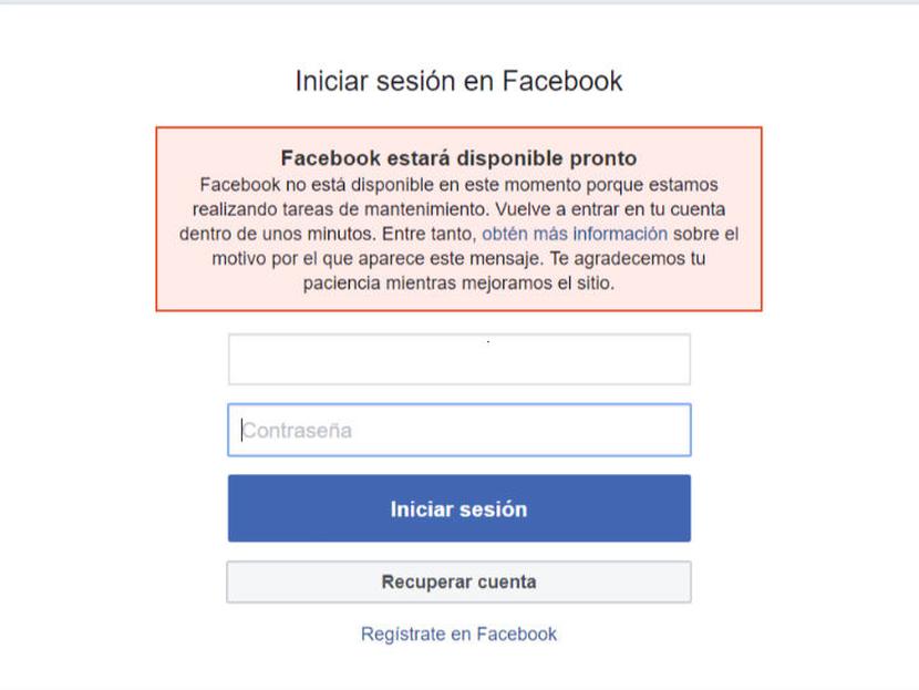 Usuarios de todo el mundo reportan fallas con Facebook; en México, esta mañana la página comenzó a tener problemas para cargar. Foto: Facebook