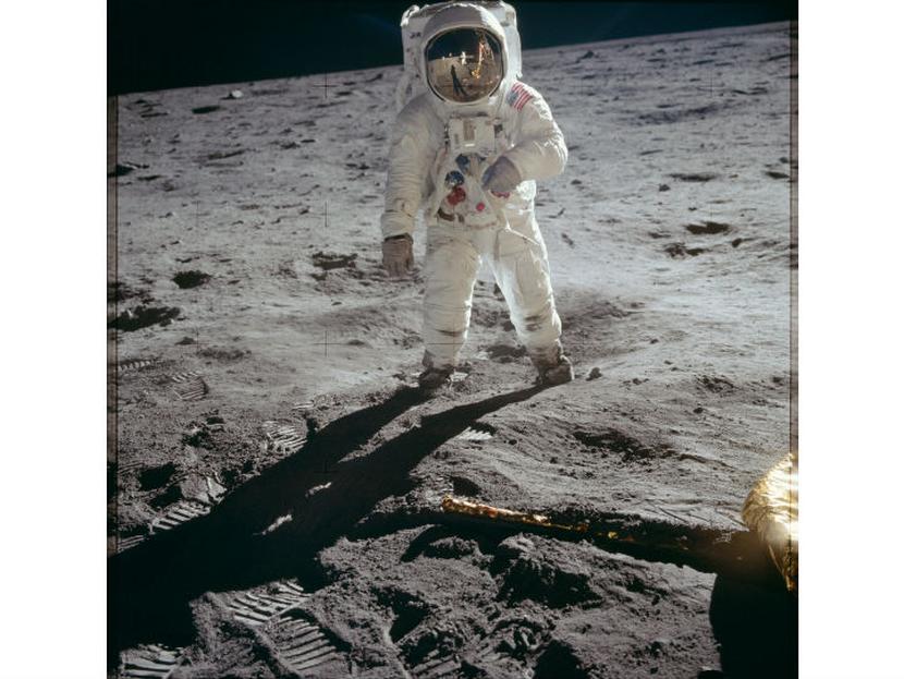 El astronauta  Edwin E. Aldrin Jr. durante el Apolli 11. Foto: Reuters