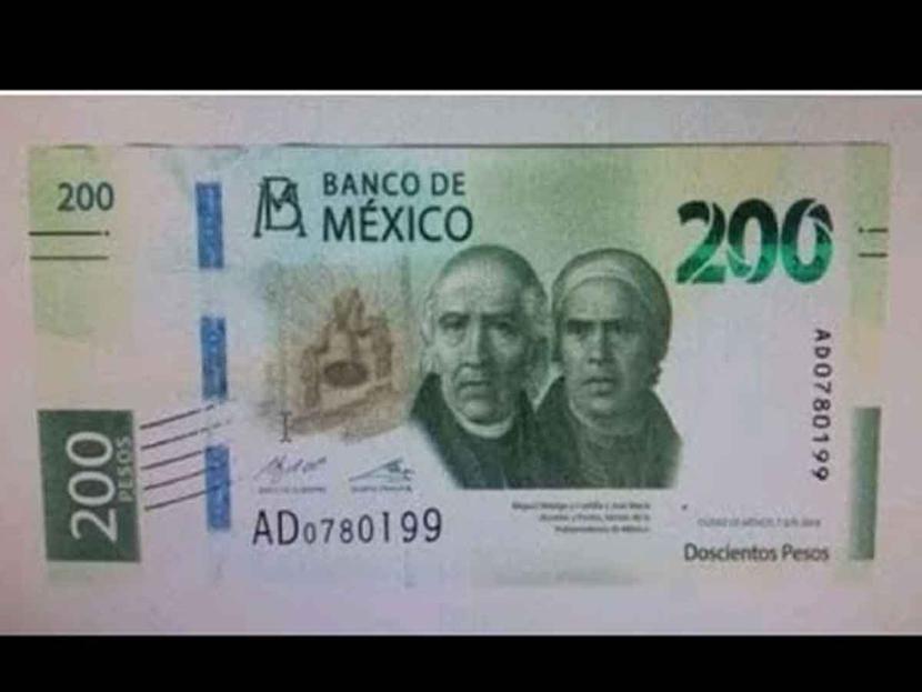 A partir de septiembre, Banxico emitirá el nuevo billete de 200 pesos, que ahora tendrá a Miguel Hidalgo y José María Morelos. Foto: Twitter @juliopilotzi