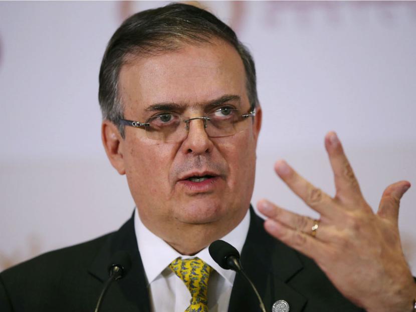 El canciller Marcelo Ebrard dijo que el T-MEC será positivo para la economía. Foto: Reuters 