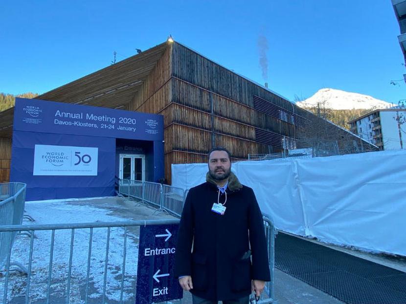 Guillermo Romo destaca la responsabilidad ambiental en Foro Económico de Davos. Foto: *Reportero