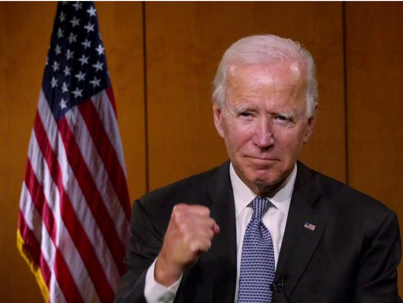 El partido demócrata anunció la nominación oficial de Joe Biden a la candidatura por la presidencia de EU. Foto: Reuters 