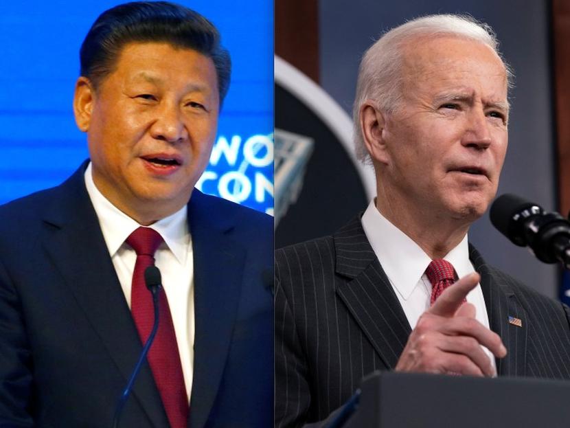 El presidente de EU, Joe Biden, reveló que sostuvo una llamada con su homólogo de China, Xi Jinping. Fotos: Reuters 
