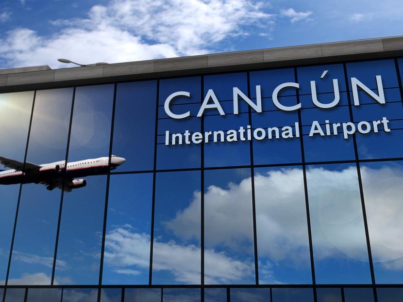 El Aeropuerto de Cancún se colocó como la décima terminal aérea que movilizó más pasajeros internacionales en 2021 a nivel global. Foto: iStock