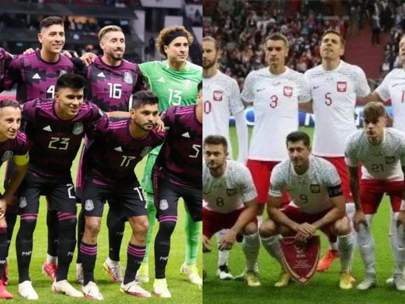 Selección Mexicana y Selección de Polonia 