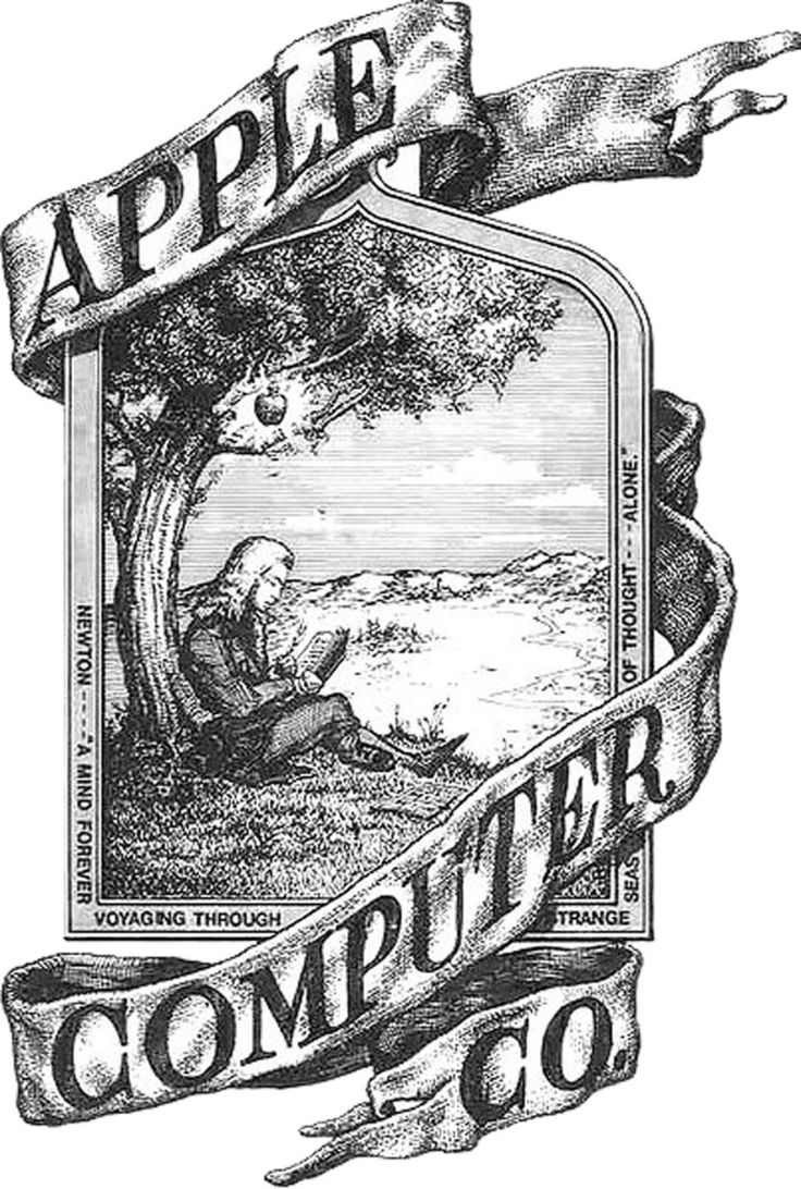 Este es el primer logo de Apple, poco conocido