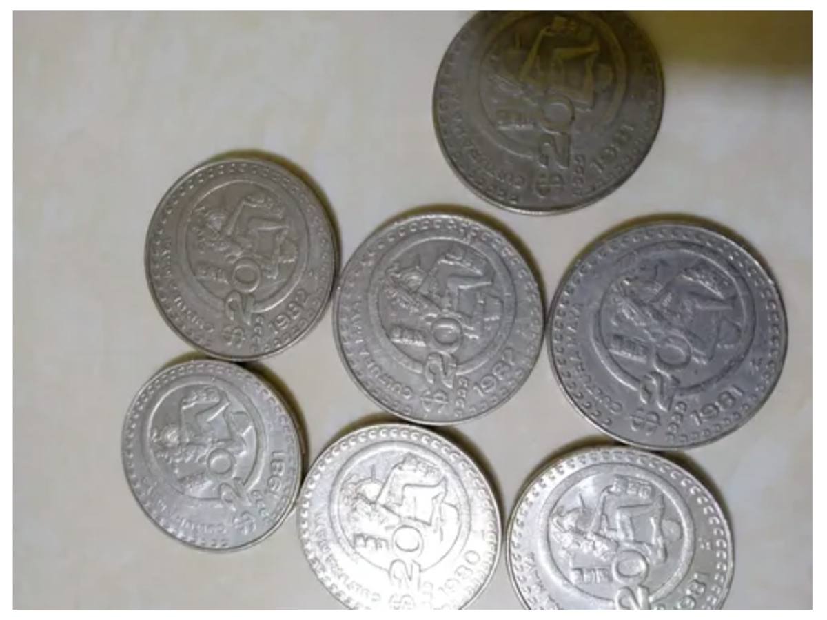 Monedas mexicanas antiguas 