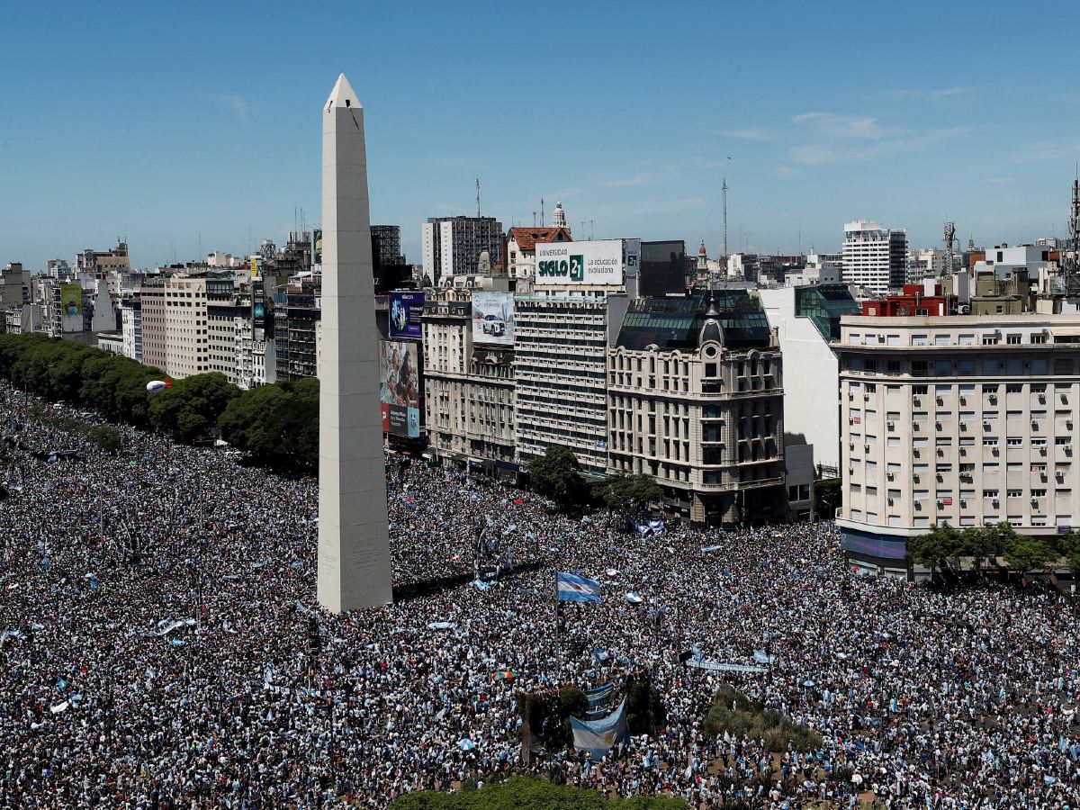 plaza argentina celebracion calles