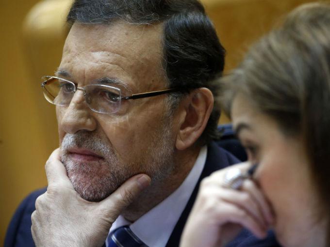El presidente español compareció en una sesión especial en el Parlamento para responder por los casos de corrupción . Foto: Reuters