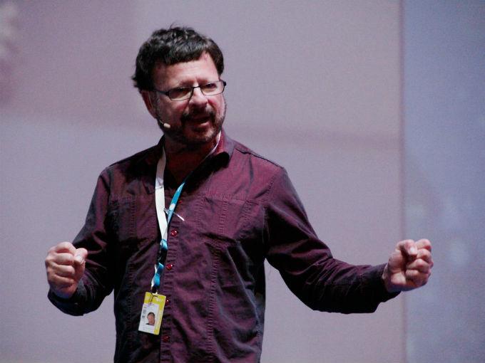 Nathan Schulhof, el padre del reproductor mp3, estuvo presente en Campus Party México. Foto: Flickr de campuspartymexico