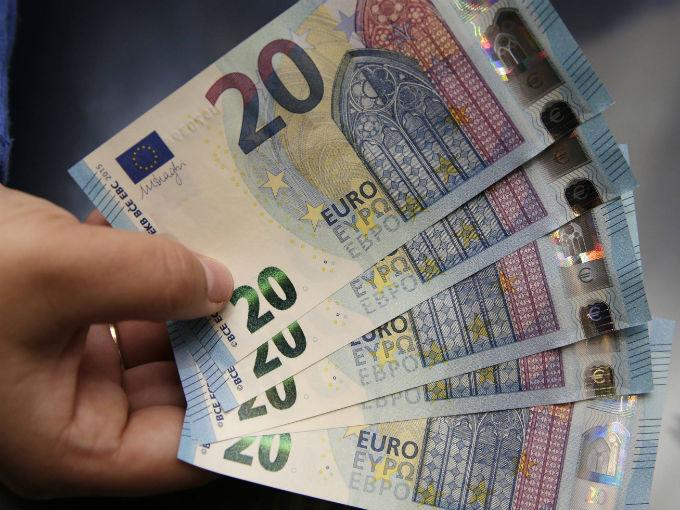 Nuevo billete de 20 euros. Foto: Reuters