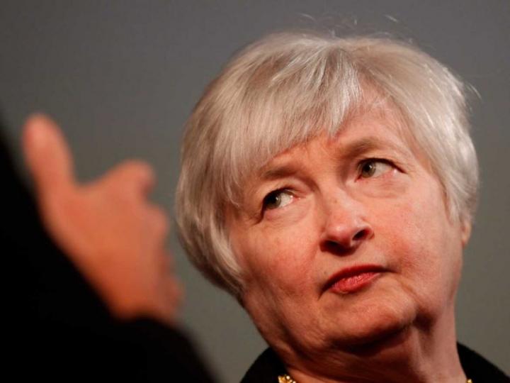 Janet Yellen, presidenta del Sistema de Reserva Federal de Estados Unidos, dijo que la economía estadounidense está lista para absorber tasas de interés más altas. Foto: Archivo