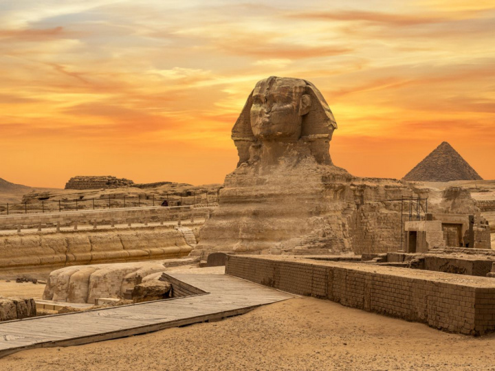 Gran Esfinge y Pirámides de Egipto 