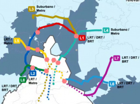 Mapa de las rutas de Metromex 