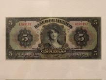 El billete de la gitana fue uno de los primeros emitidos por el Banco de México.