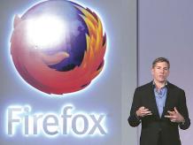 Gary Kovacs, presidente de Mozilla,fue el encargado de presentar el sistema operativo Firefox OS. Foto: AFP